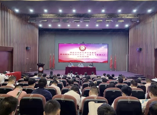 湖南省委組織部（兩新工委）組織的全省兩新黨建業(yè)務(wù)骨干暨兩新組織（非公有制經(jīng)濟(jì)組織和社會(huì)組織）黨組織書記、出資人（負(fù)責(zé)人）示范培訓(xùn)班